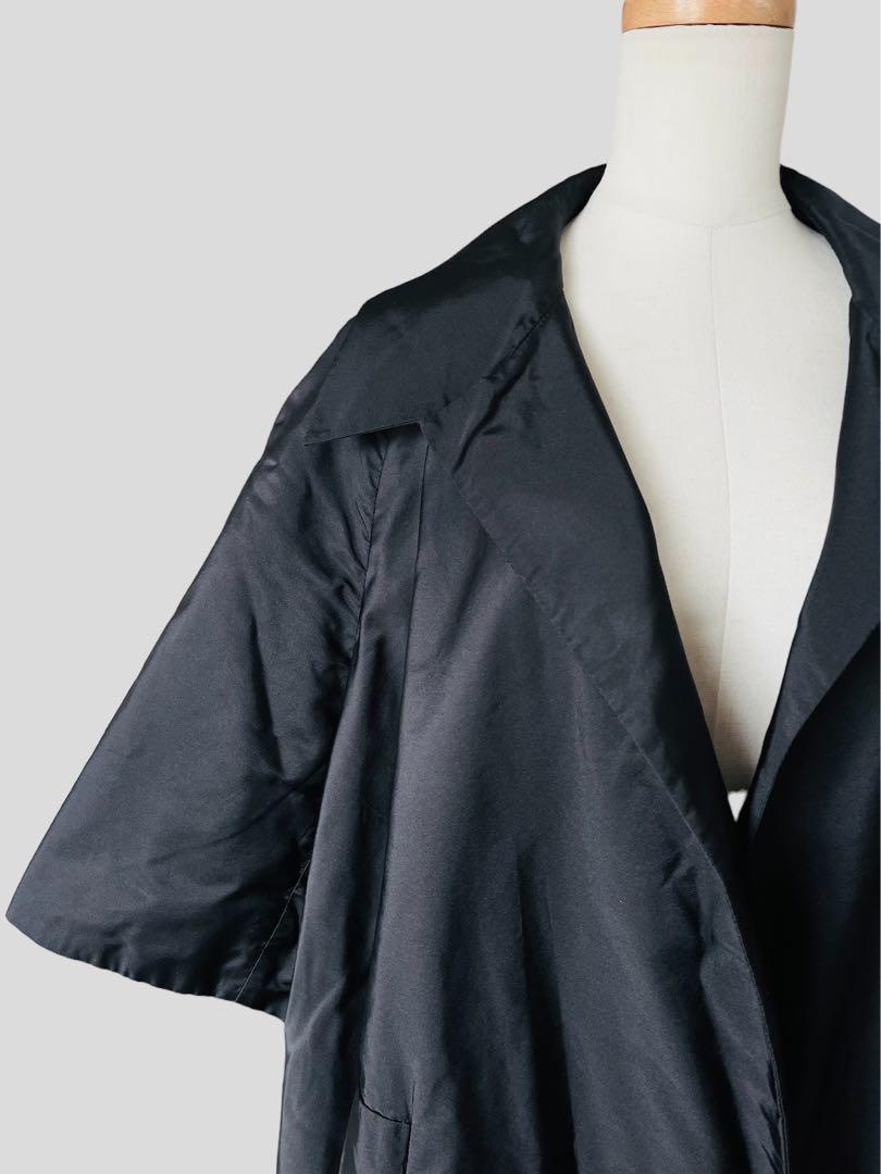 PRADA プラダ ビンテージ タフタ コート 黒 40　ヴィンテージ PRADA プラダ ビンテージ タフタ コート 黒 40 ヴィンテージ