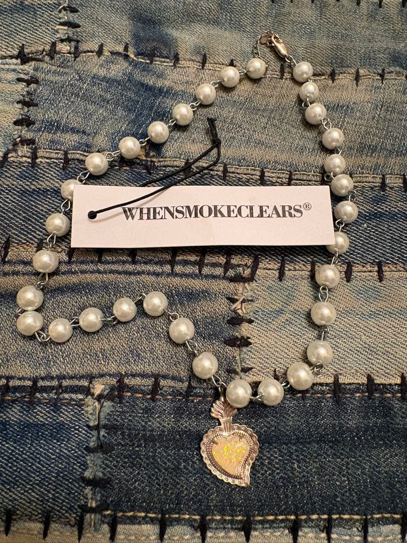 when smoke clears パールネックレス