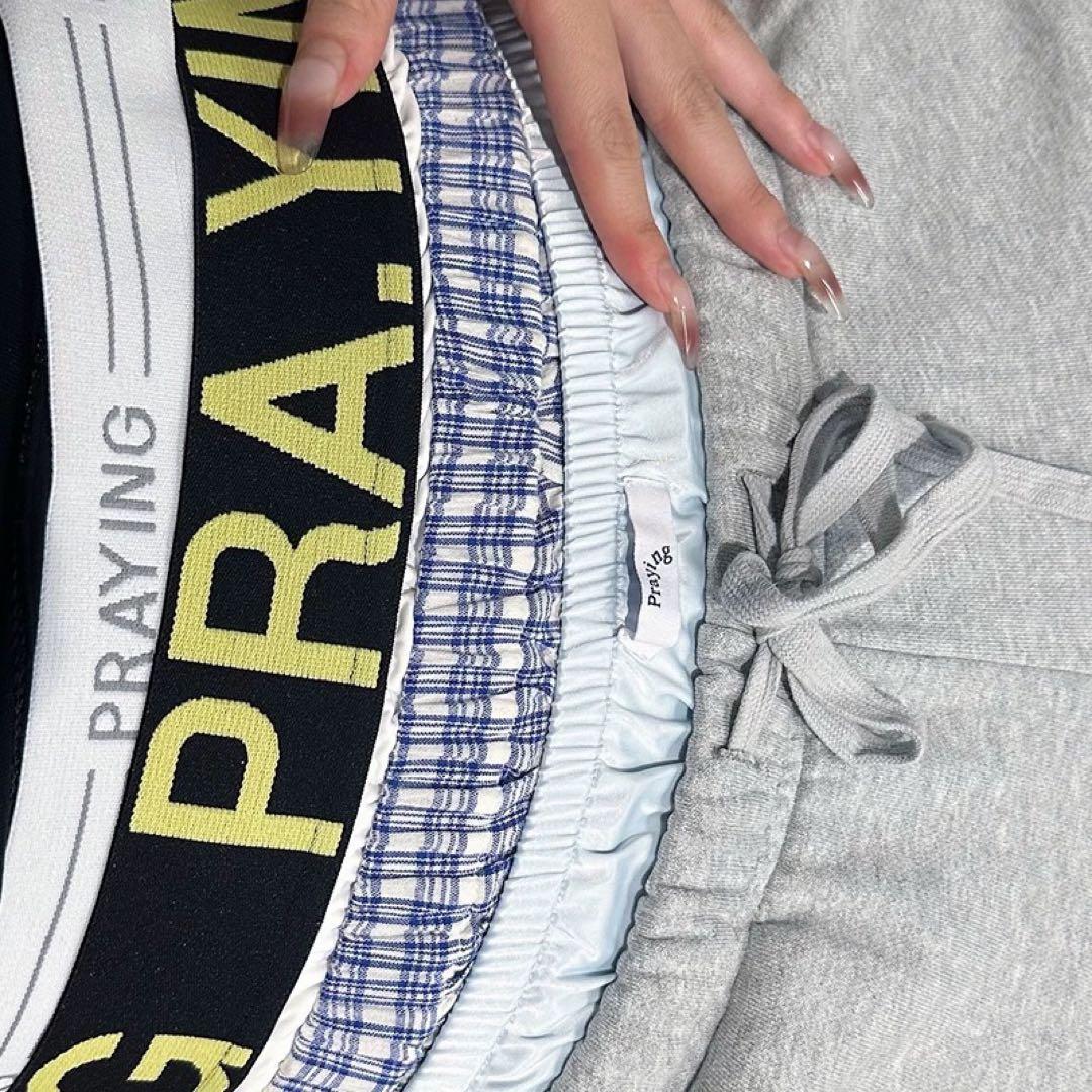 Y2K Boxer Layered Sag スウェット　フレア　サグデニム