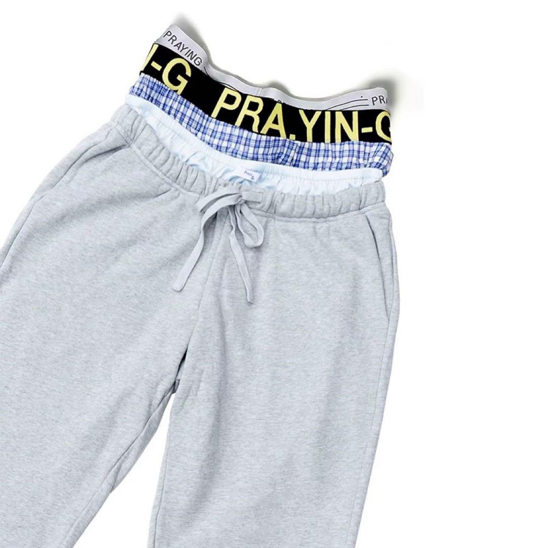 Y2K Boxer Layered Sag スウェット　フレア　サグデニム