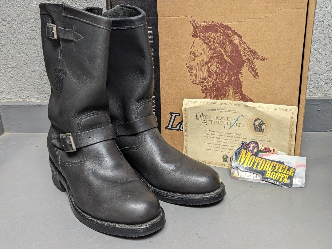 USA限定 Chippewa 97863 スチールなし エンジニアブーツ 9E