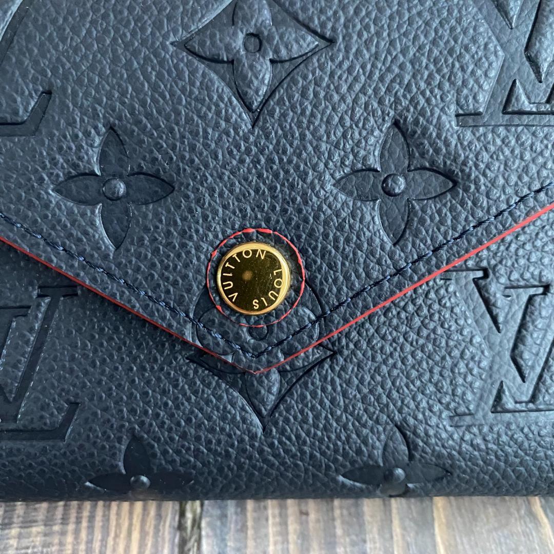 アンプラント ヴィクトリーヌ 三つ折り財布 マリーヌ