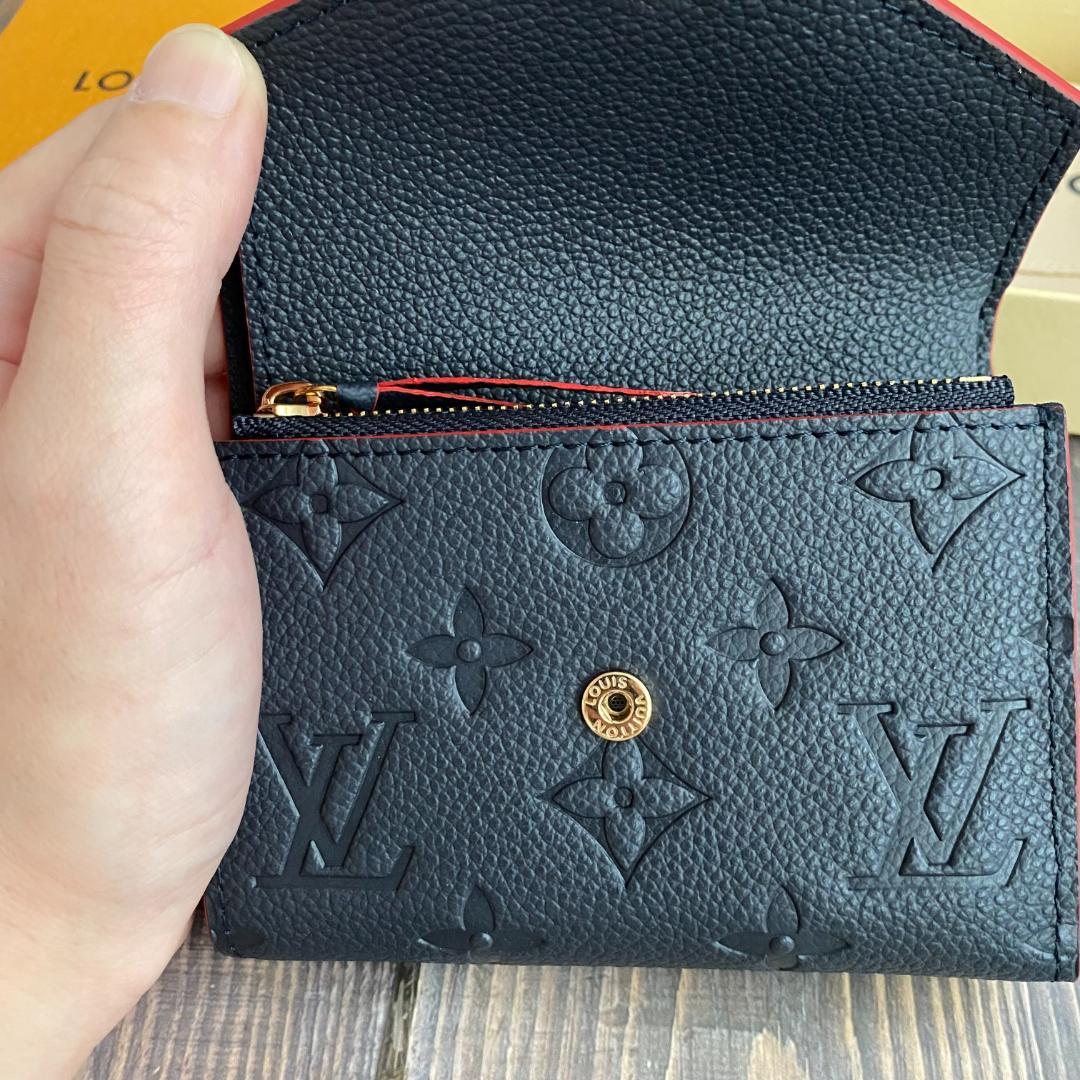 アンプラント ヴィクトリーヌ 三つ折り財布 マリーヌ