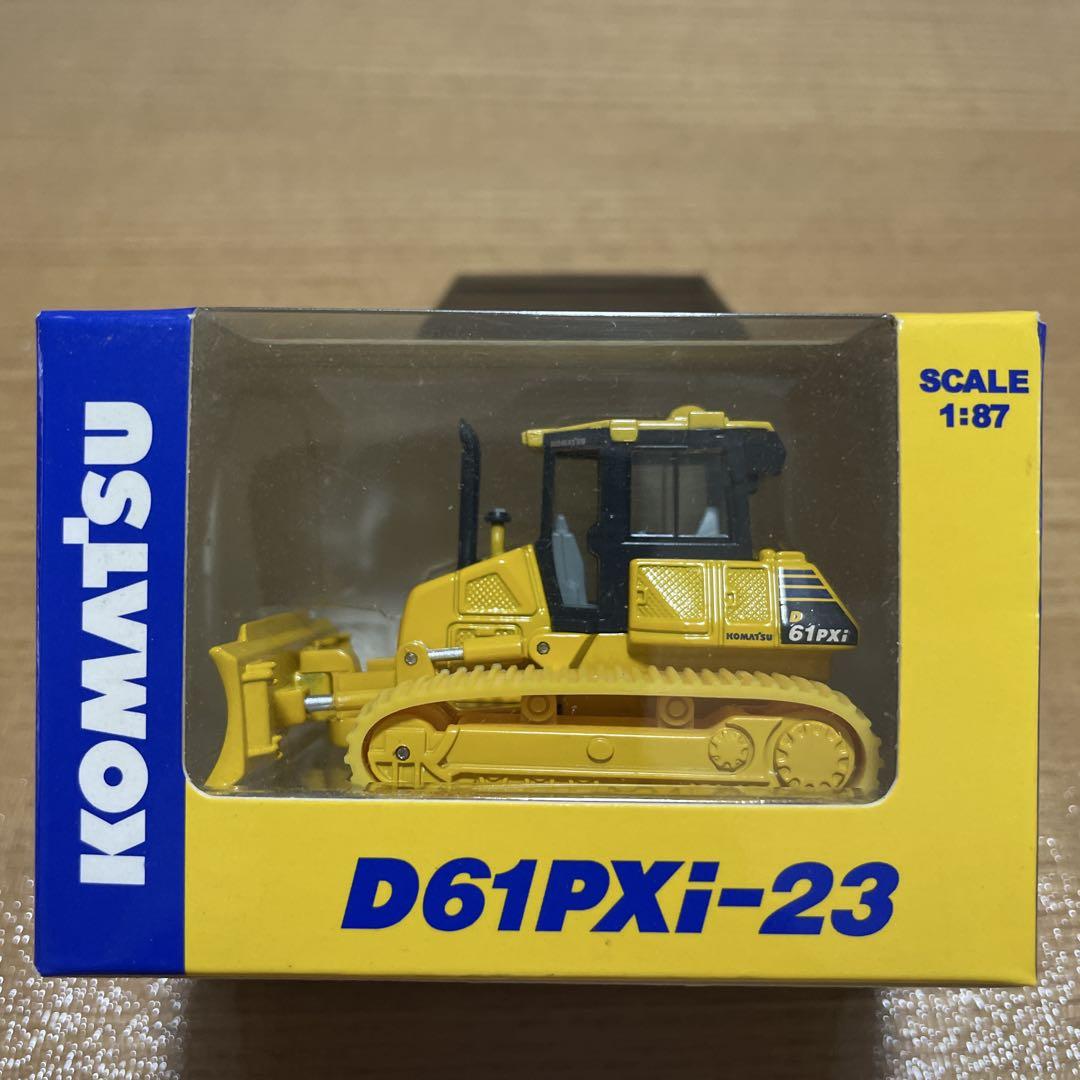 コマツD61PXi-23ミニチュアモデル Amazon.com: for Komatsu D61PXi-23 Track Dozer 1/87 DIECAST