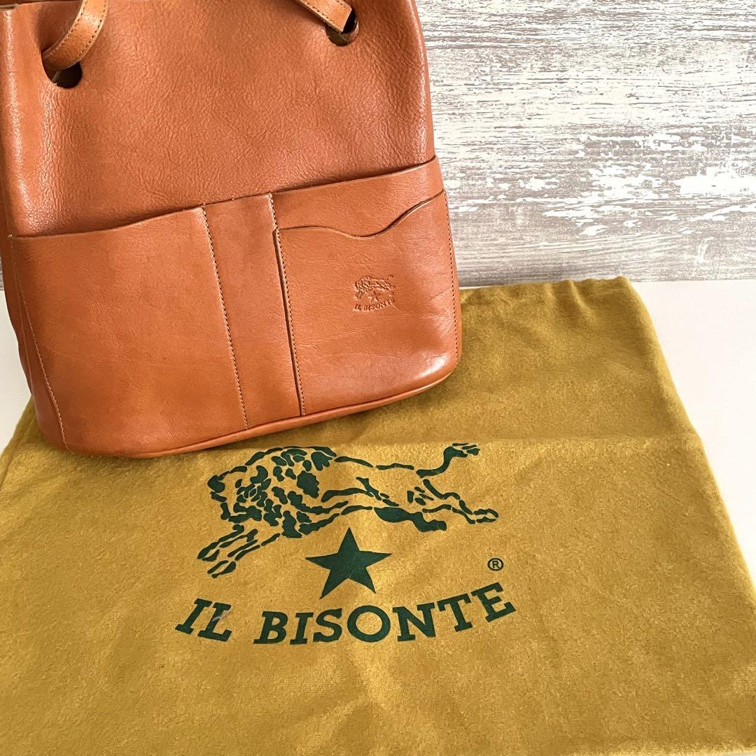 IL BISONTE イルビゾンテ　2WAY バッグ　ショルダー　キャメル