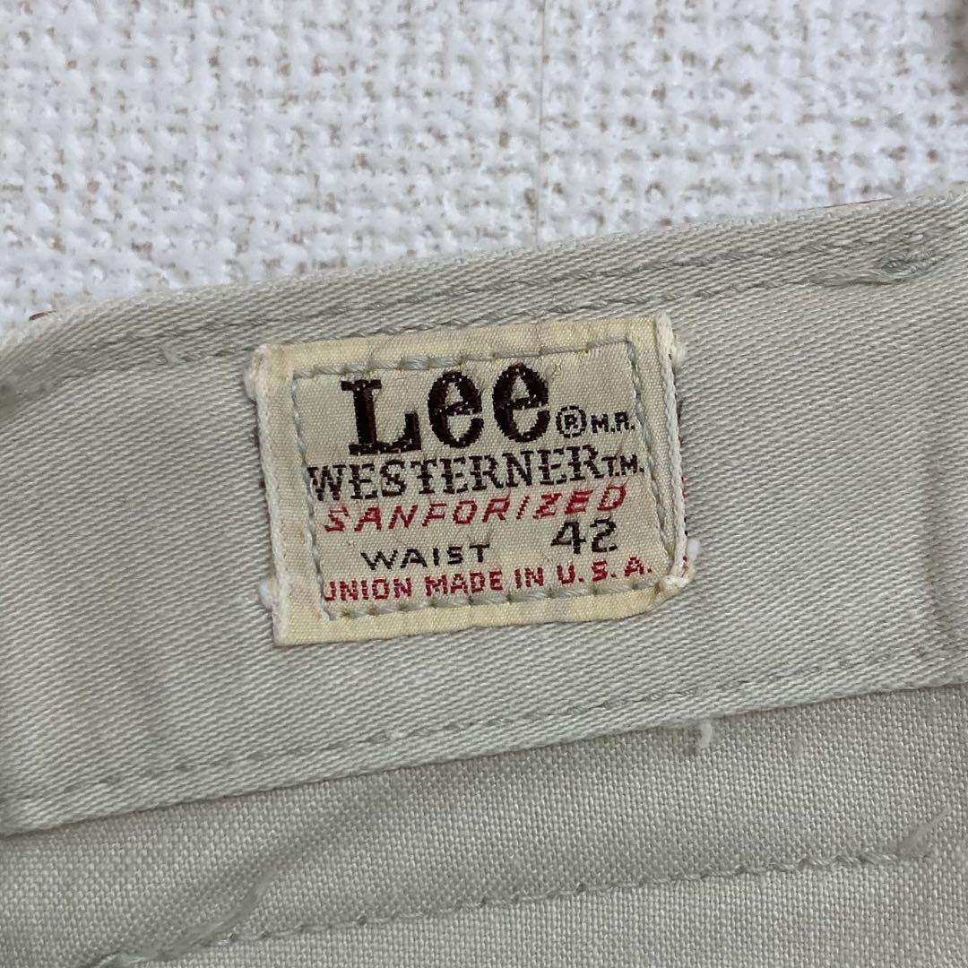 42インチ　60's Lee ウエスターナー　ヴィンテージ