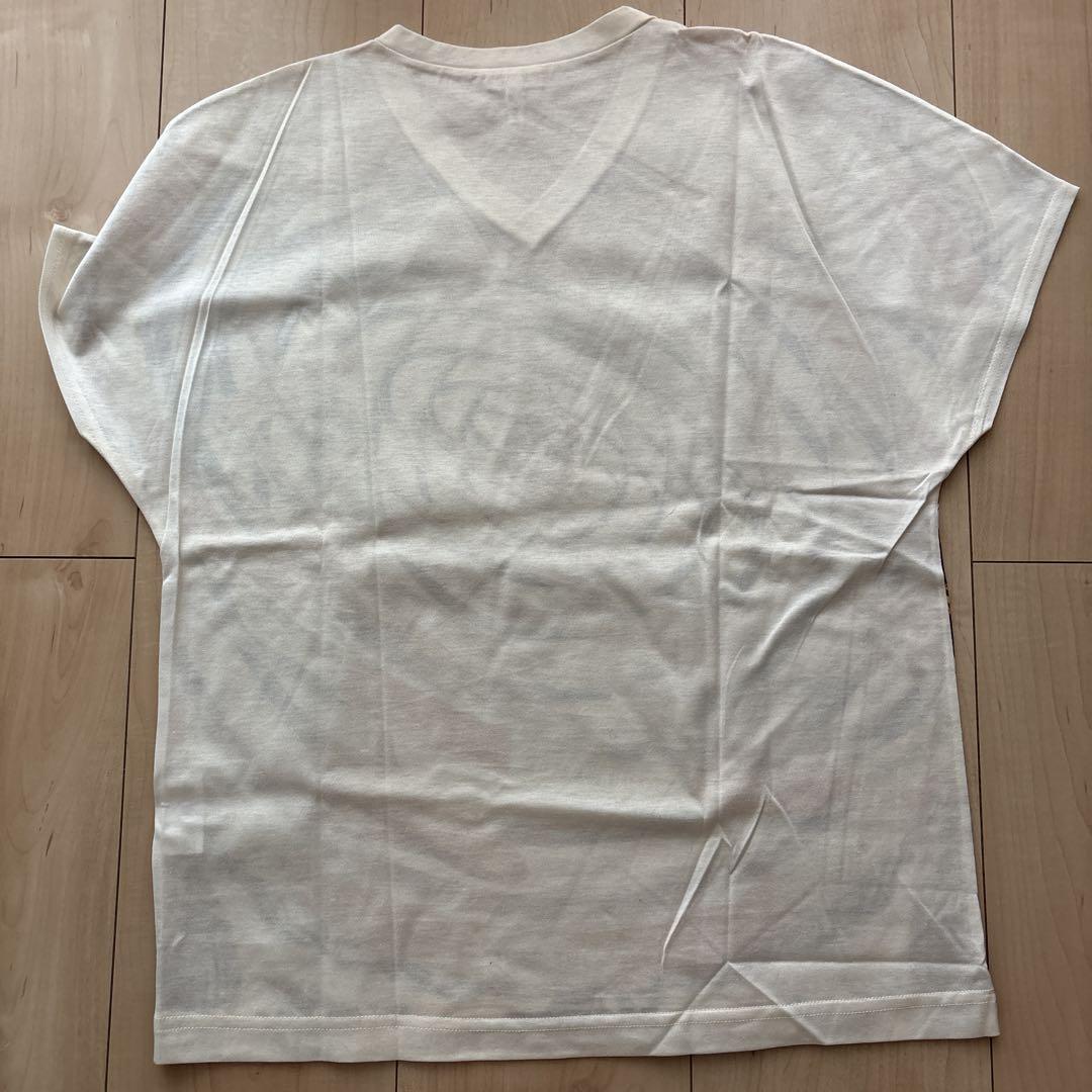 超美品！HERMES 航空機デザイン VネックTシャツ L