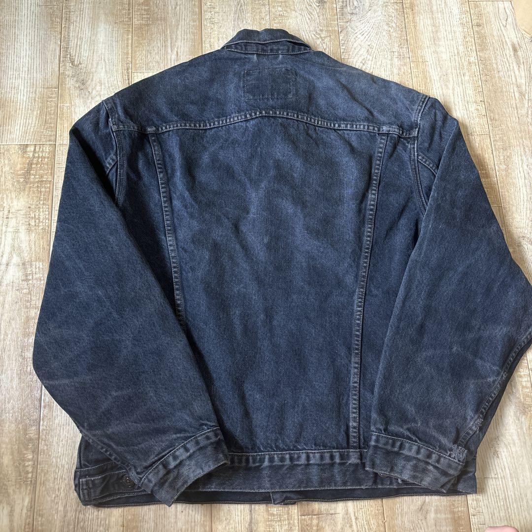 古着 90s ユーロ リーバイス 70503 02 ブラック デニムジャケット