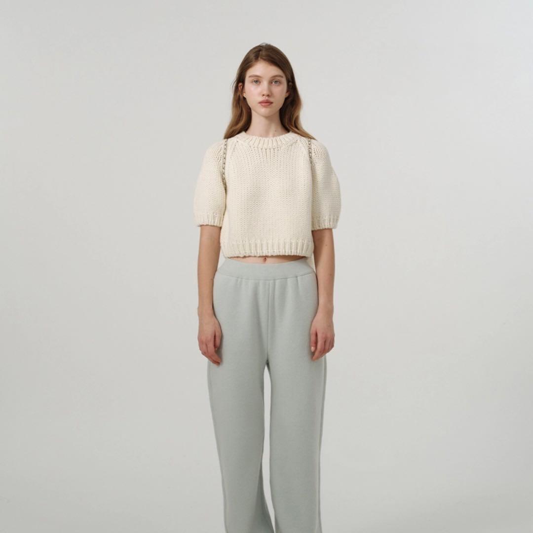 ★ 新品The Barnnet半袖ニットセータートップス　the barnnet