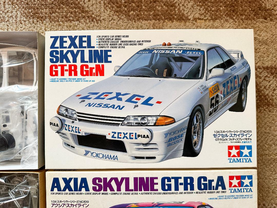 ■タミヤ 1/24 スポーツカーシリーズ 2台（GT-R ）