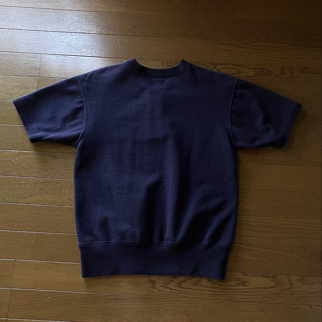 THE FLAT HEAD フラットヘッド ハーフジップ半袖スウェット