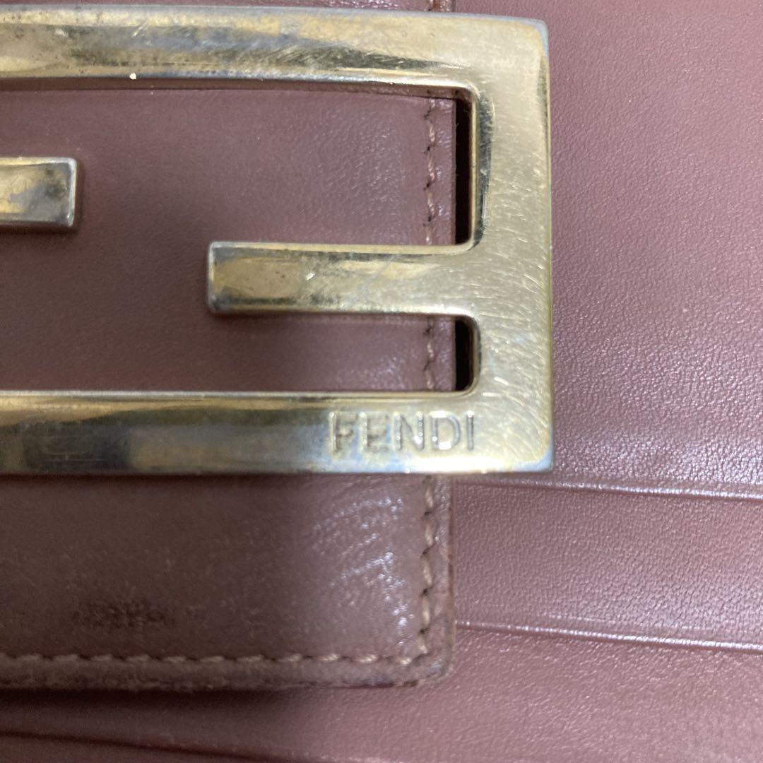 FENDI フェンディ 2つ折り財布 ズッカ柄 FFプレート キャンバス FENDI フェンディ 2つ折り財布 ズッカ柄 FFプレート キャンバス