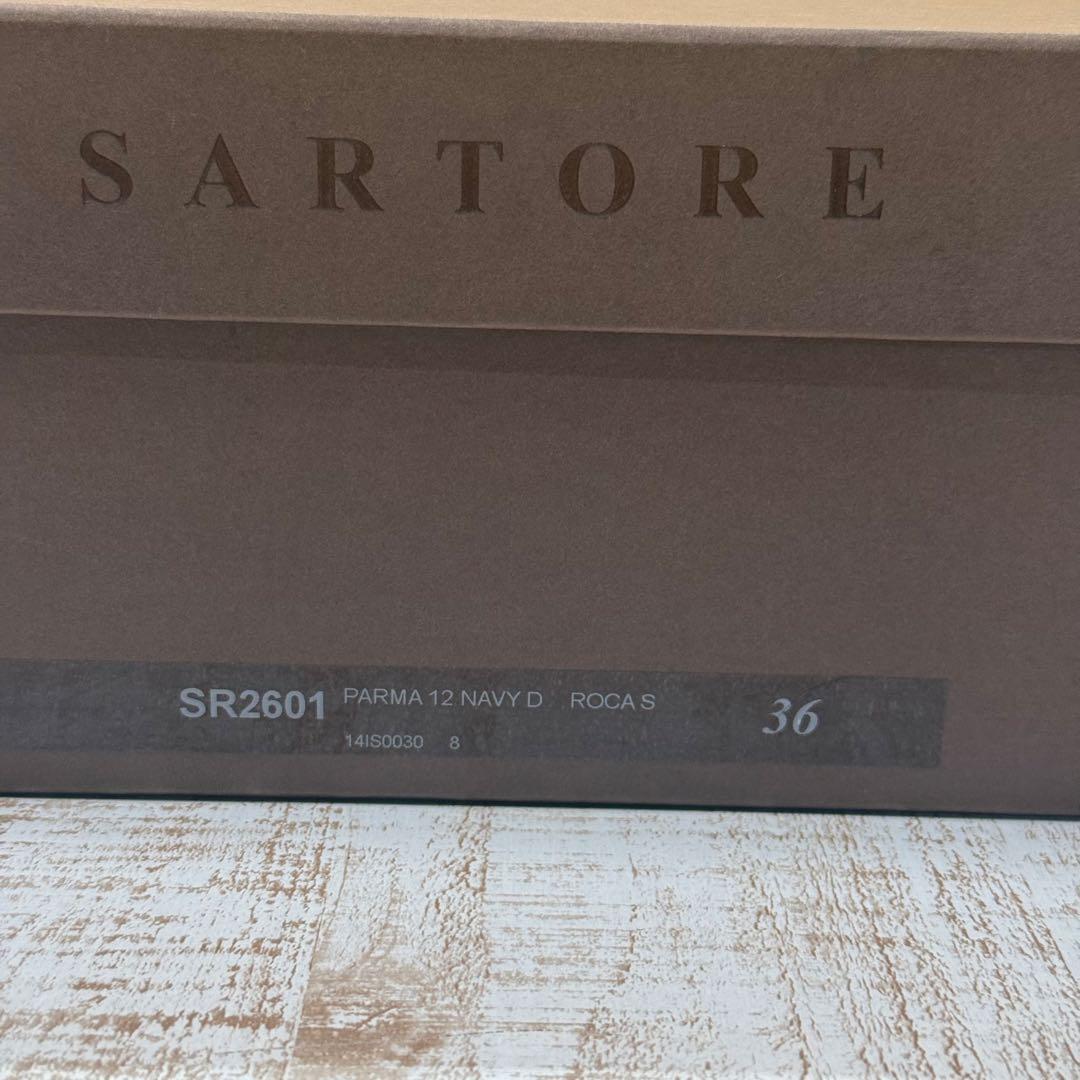 Sartoreバックベルト ジョッキーブーツ レザー ネイビー 箱付き Sartoreバックベルト ジョッキーブーツ レザー ネイビー 箱付き