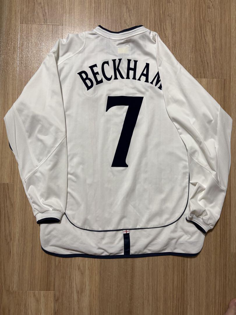 UMBRO ホワイト 長袖シャツ BECKHAM 7 XL