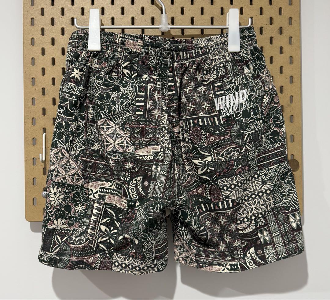 WIND AND SEA ウィンダンシー ハーフパンツ パイル ブラック系 S