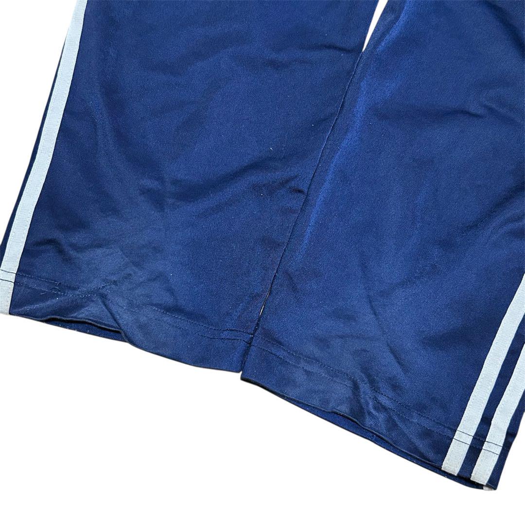 oldadidas 青 トラックパンツ3本ライン