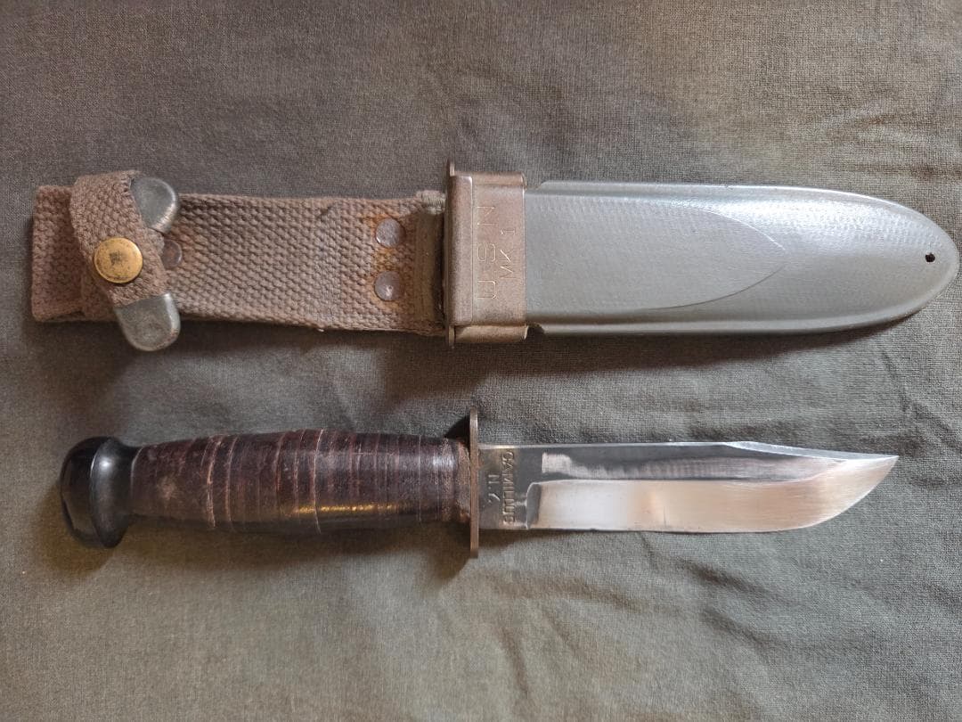 カミラス USN Mark 1ナイフ ベトナム戦争 アウトドア 米軍放目立った傷や汚れなし