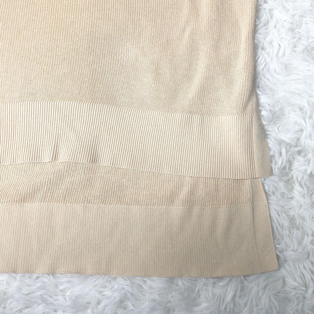【新品】タグ付き Theory ドライコットンハーフスリーブニット S