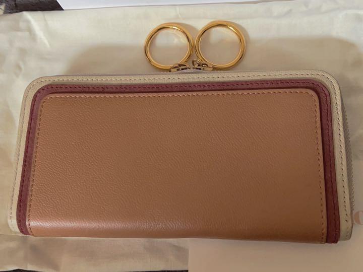 SEE BY CHLOE 長財布 MIYA チークオレンジ SEE BY CHLOE 長財布 MIYA チークオレンジ