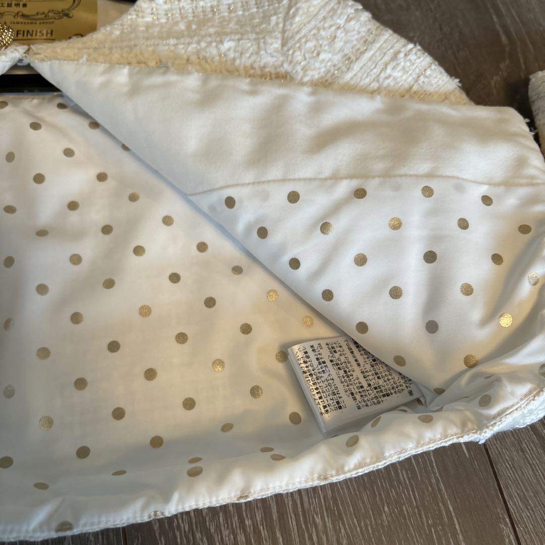 kate spade ミックスツイードジャケット120 入学式、卒業式