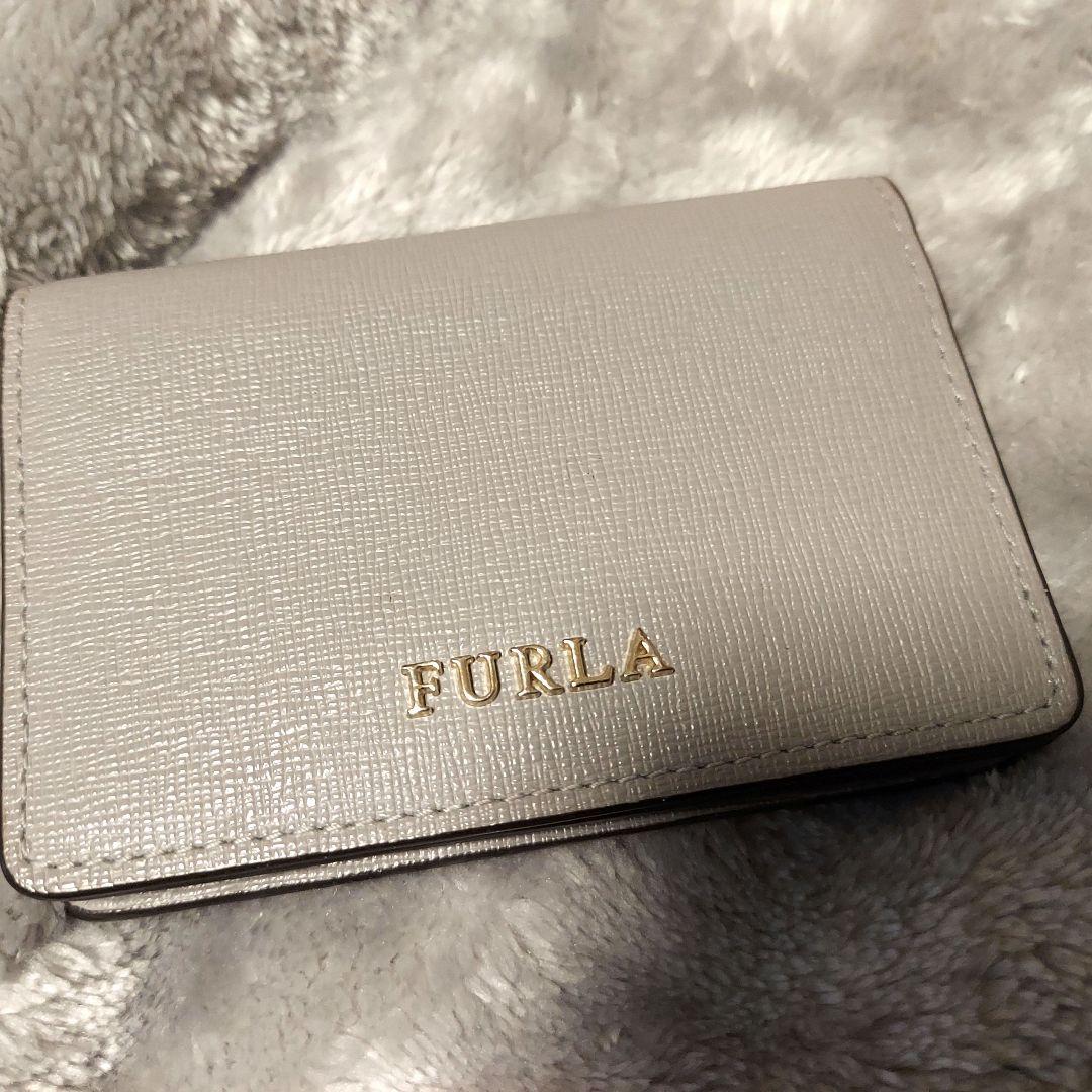 【新品★FURLA/フルラ】新品名刺入れ(箱、袋、値札、取扱説明書あり)