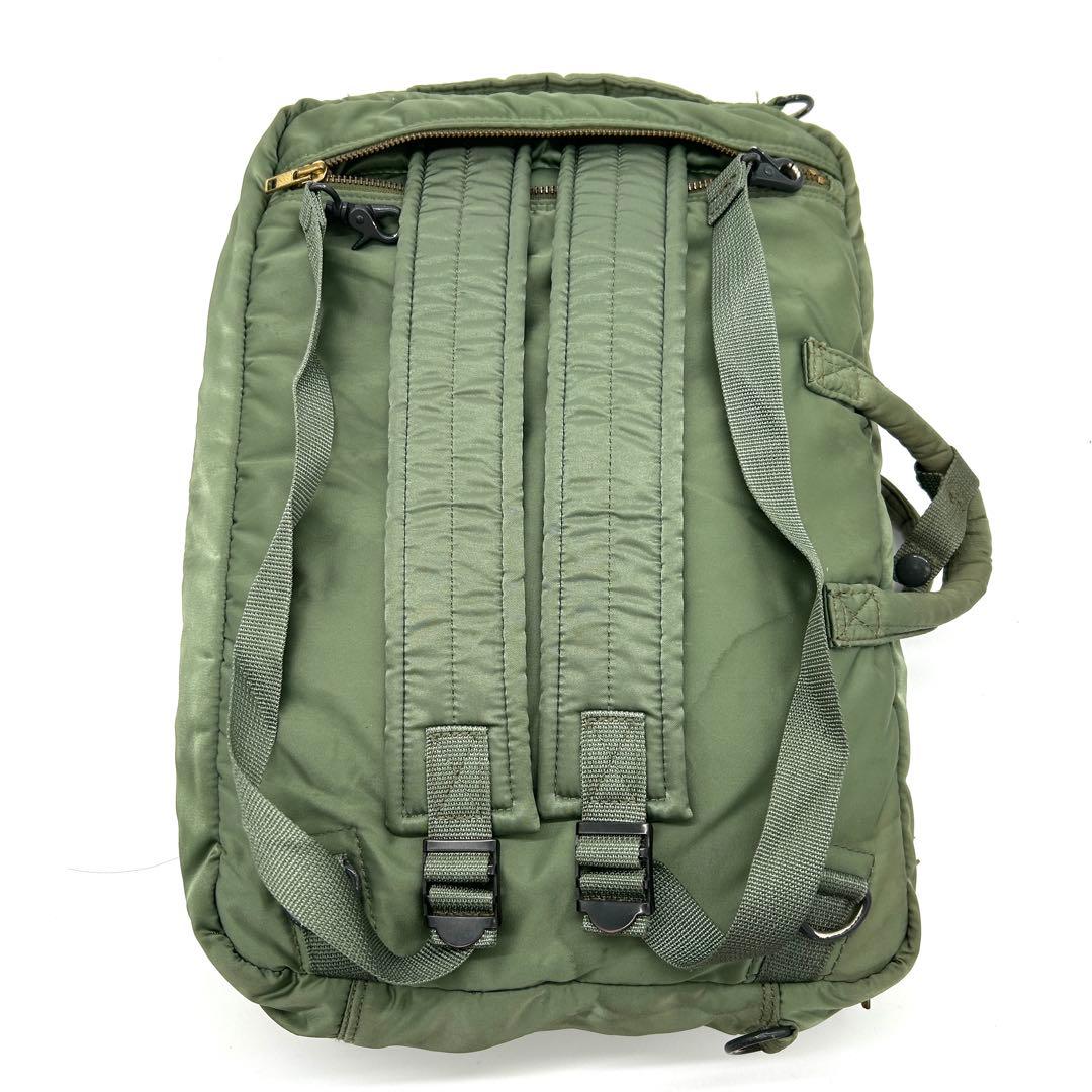 希少★3way ポーター タンカー ビジネスバッグ ナイロン セージグリーン TANKER(タンカー) 3WAY BRIEFCASE | 吉田カバンホームページ