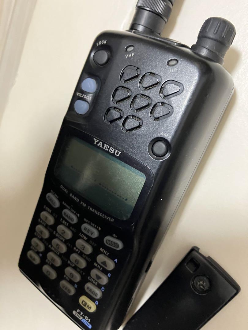 YAESU デュアルバンド FT-51 動作品と部品取り品 2台 アマチュア無線