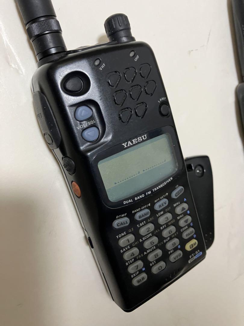 YAESU デュアルバンド FT-51 動作品と部品取り品 2台 アマチュア無線