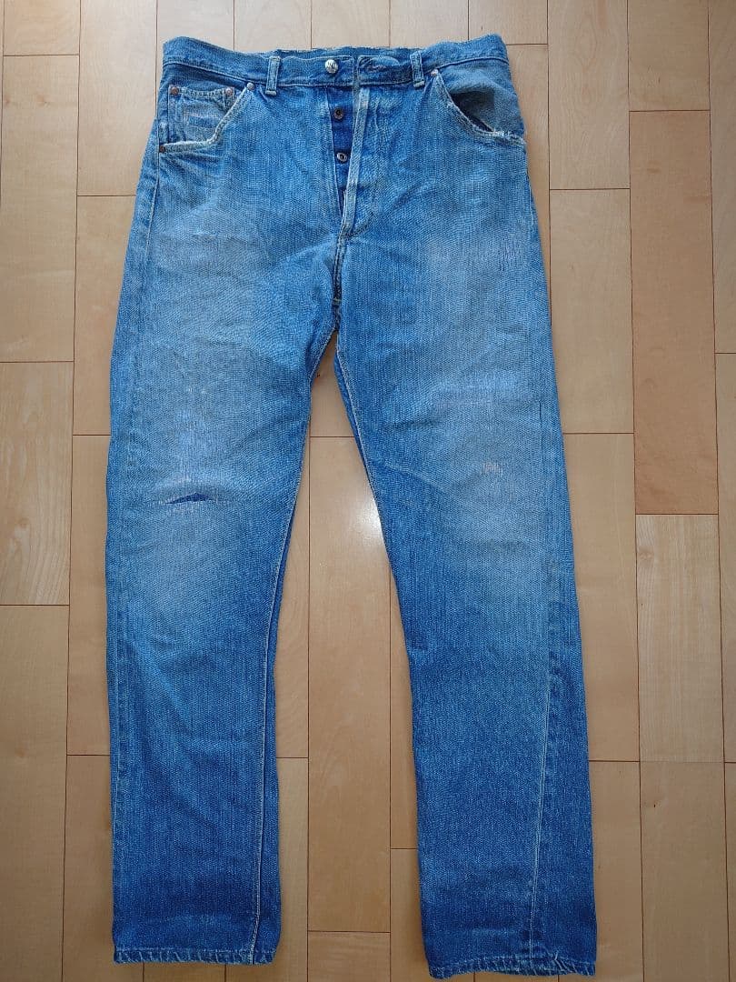 40s MONTGOMERY WARD 101セルビッチデニム ドーナツボタン