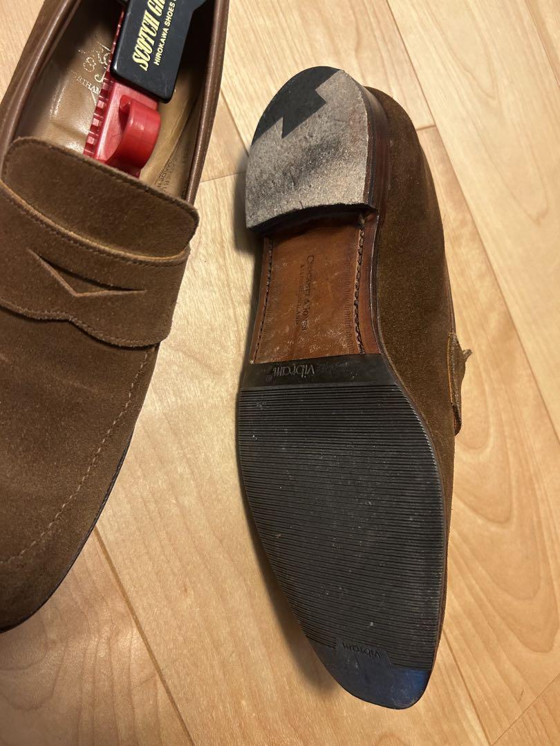 CROCKETT&JONES SYDNEY スエード 7E ペニーローファー
