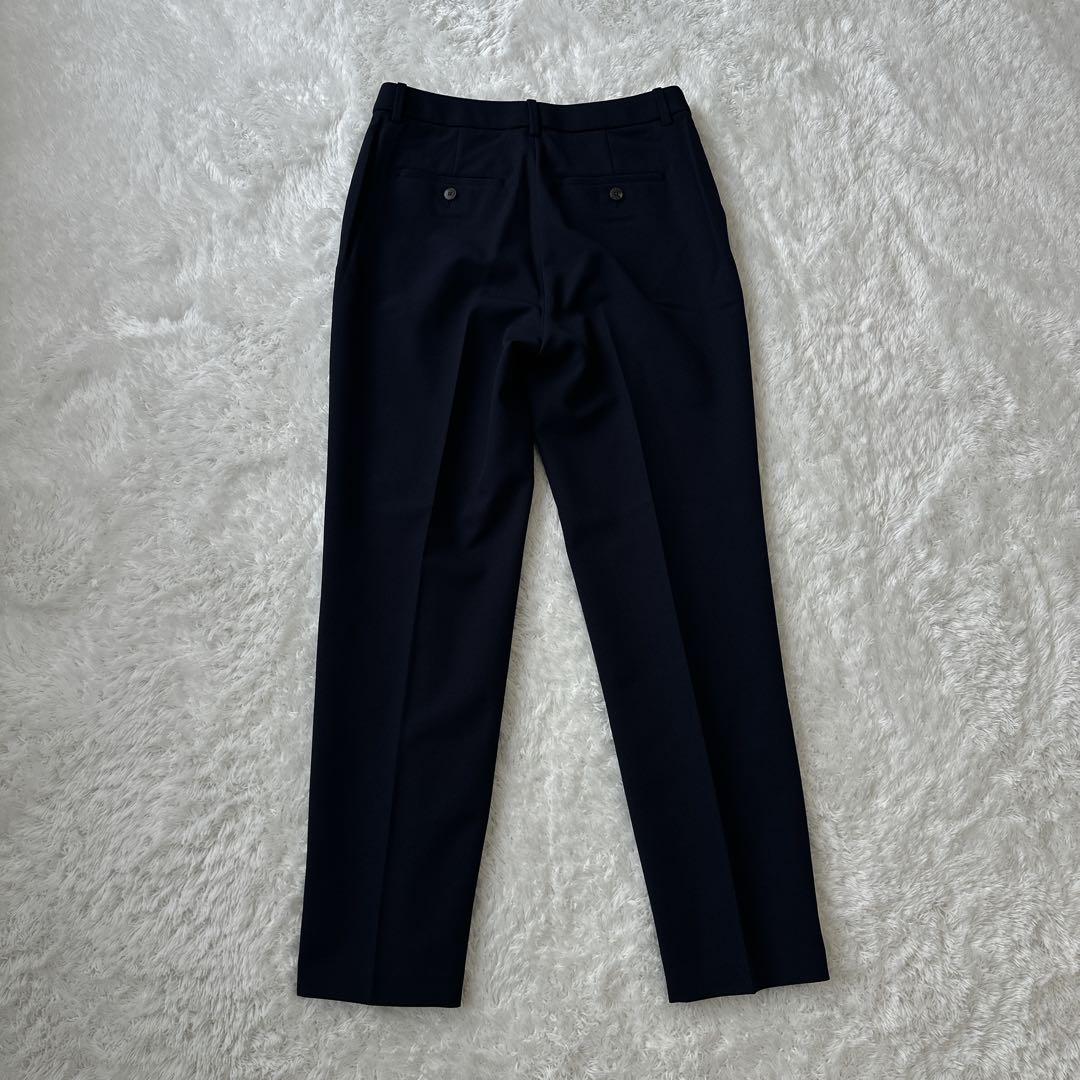 【美品】Lサイズ ユニクロ 感動ジャケット セットアップ ネイビー レディース