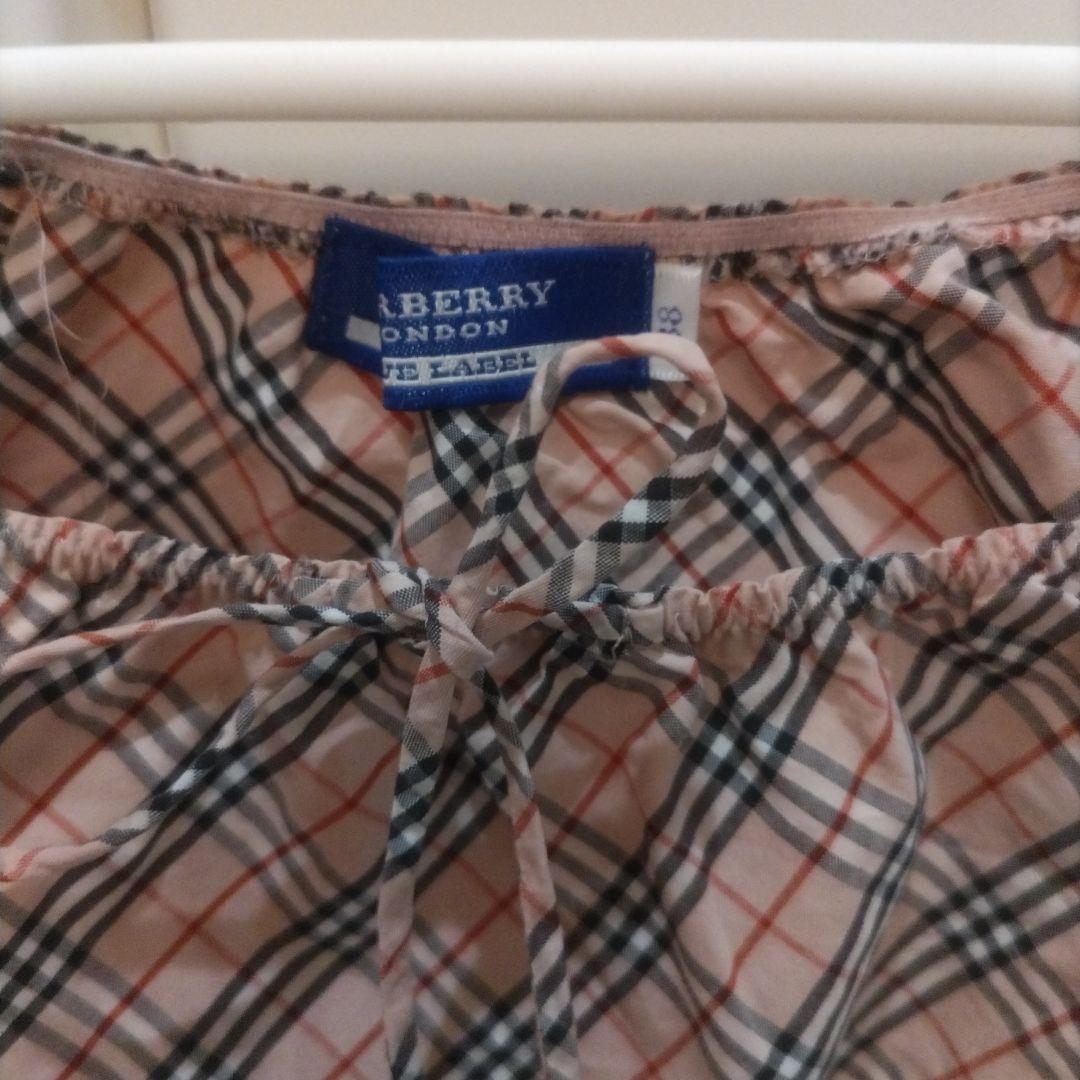 BURBERRY チェック柄 ノースリーブチュニック 38 BURBERRY チェック柄ノースリーブ 38 - メルカリ