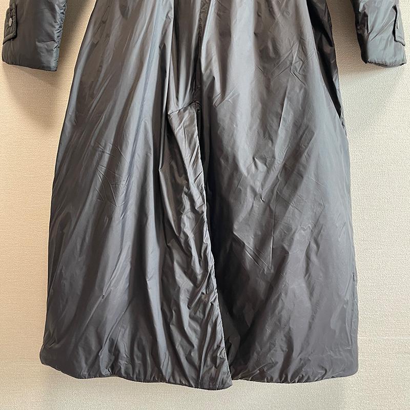 ZARA ザラ　パデッド　ロングコート　ベルト付き　黒　/ ベルテッド　ダウン