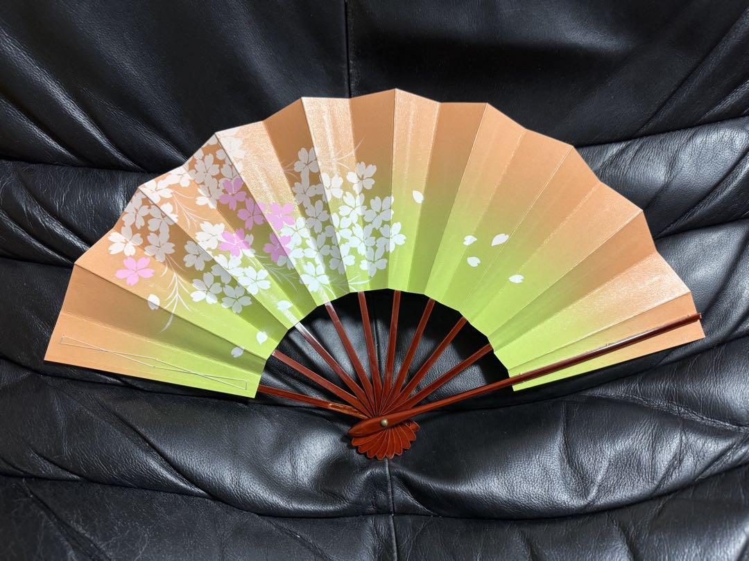 扇子 29cm 桜 パール 舞扇子 舞踊 大衆演劇 着物 和装 小物