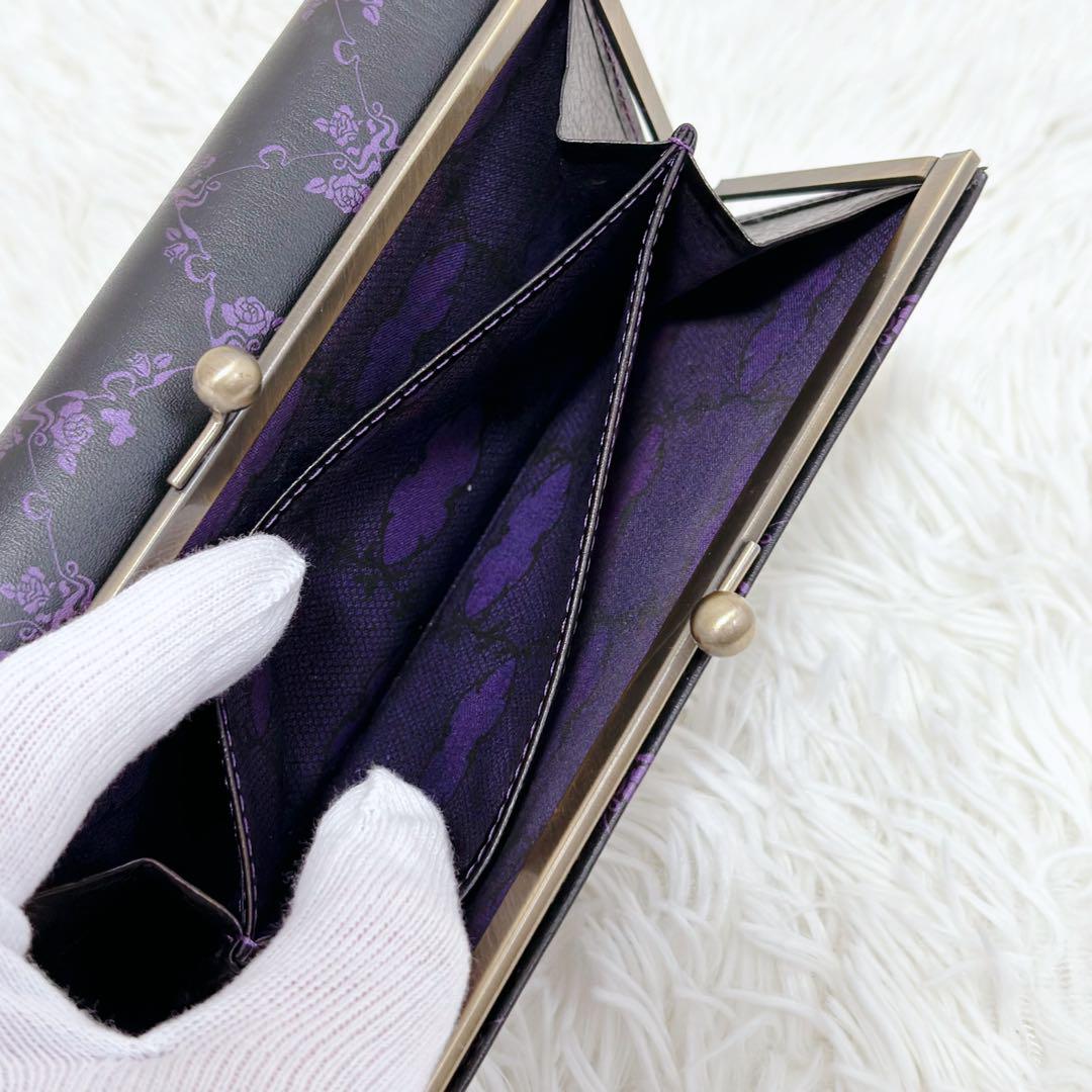【アバンダンティア】ANNA SUI アナスイ 長財布 がま口