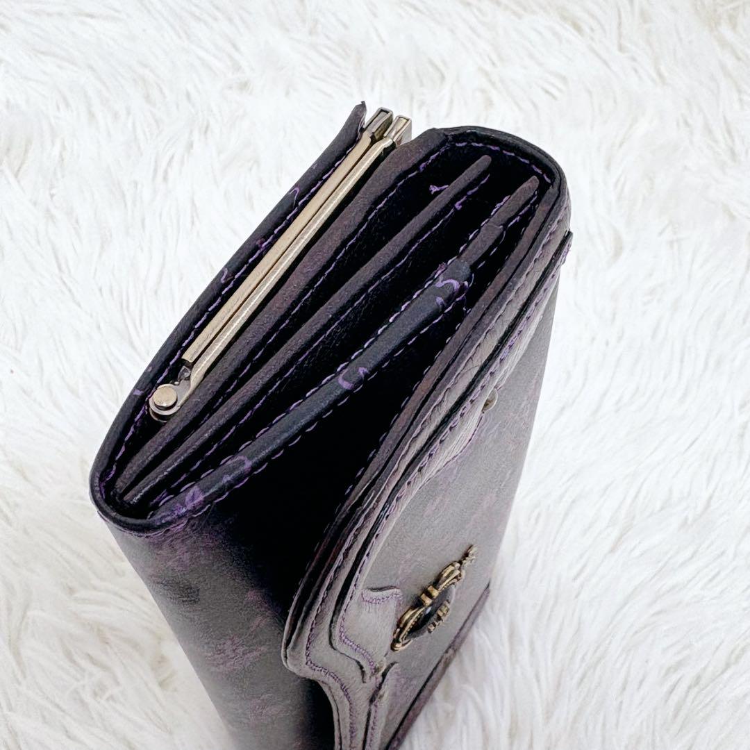【アバンダンティア】ANNA SUI アナスイ 長財布 がま口