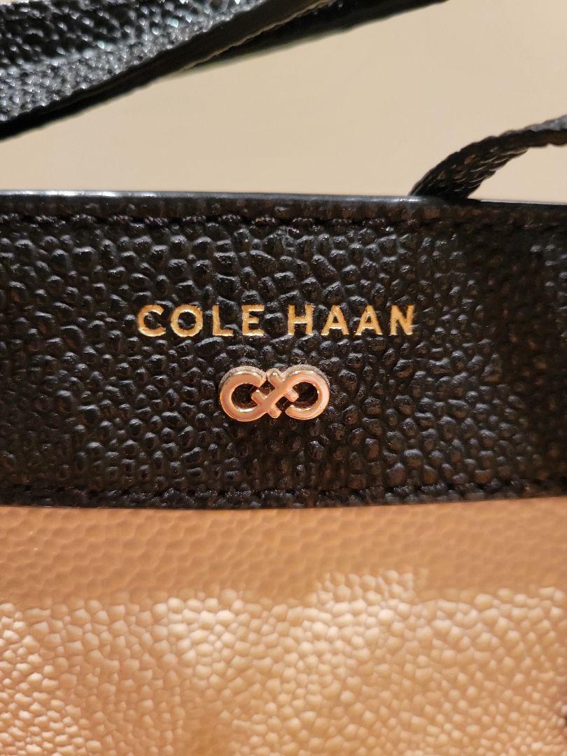 COLE HAAN 2wayハンドバッグ ホワイト/ブラック