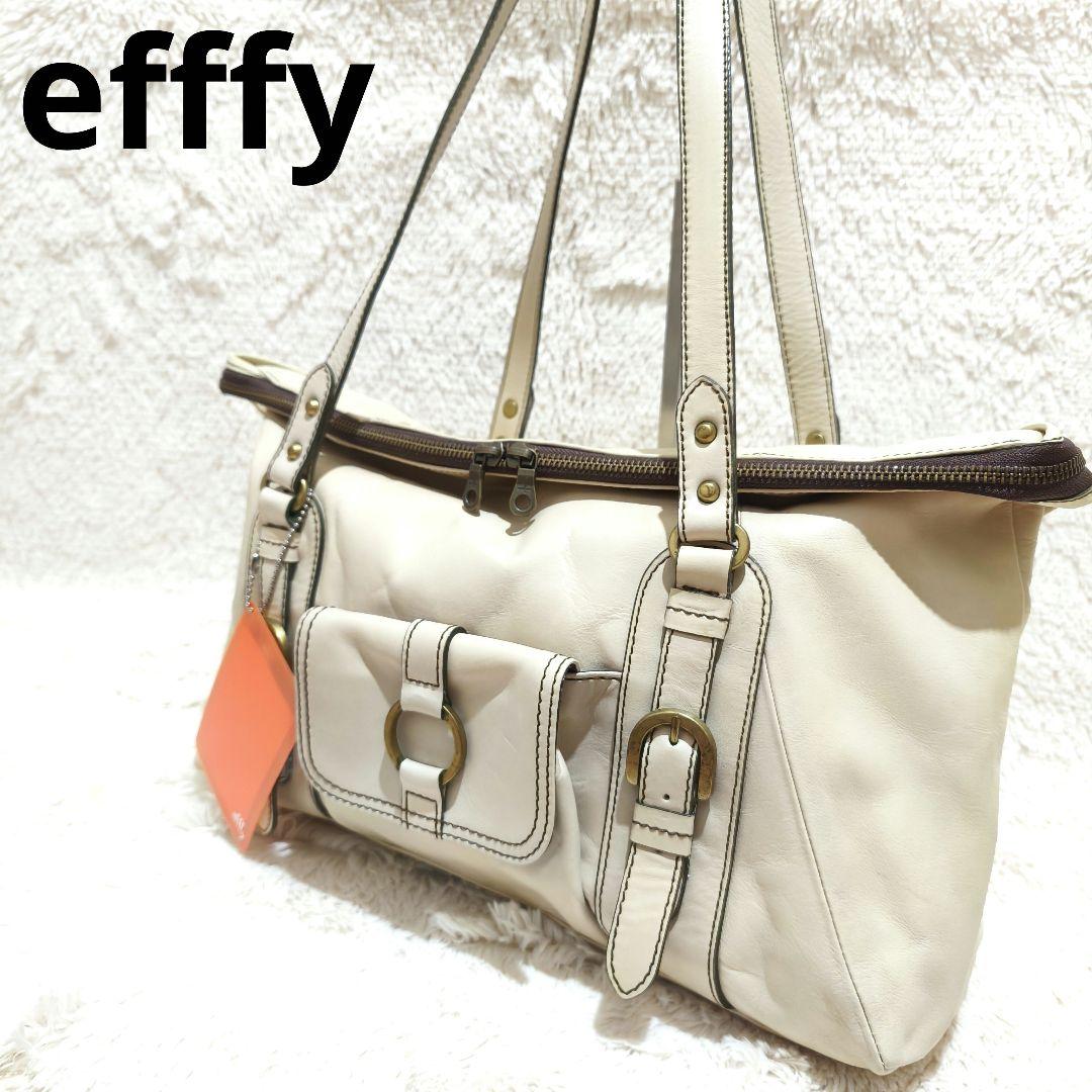 【A4サイズ】efffy・ヴィンテージ風・トートバッグ・ショルダーバッグ・大容量