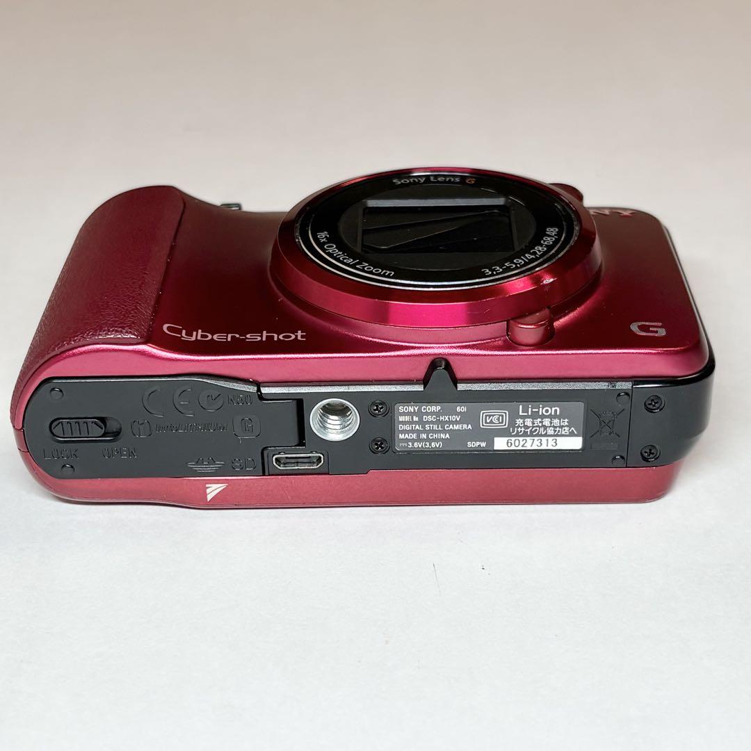 SONY ソニー Cyber-shot DSC-HX10V レッド デジカメ