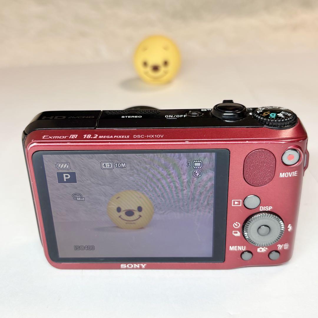 SONY ソニー Cyber-shot DSC-HX10V レッド デジカメ