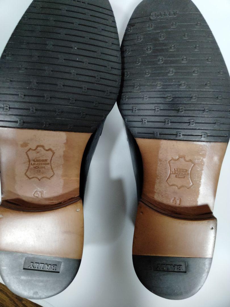 BALLY 黒 レザー ローファー