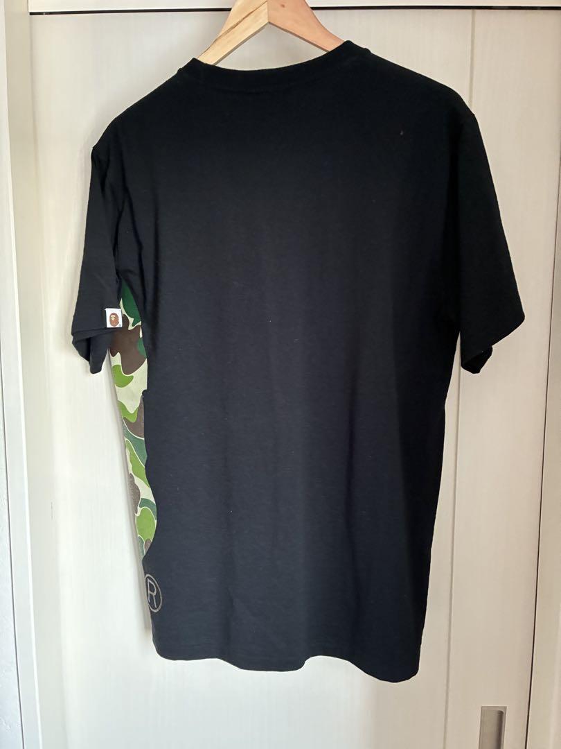 A Bathing Ape Tシャツ Sサイズ ブラック/カモフラージュ A BATHING APE® Radiation College カモフラージュ Tシャツ