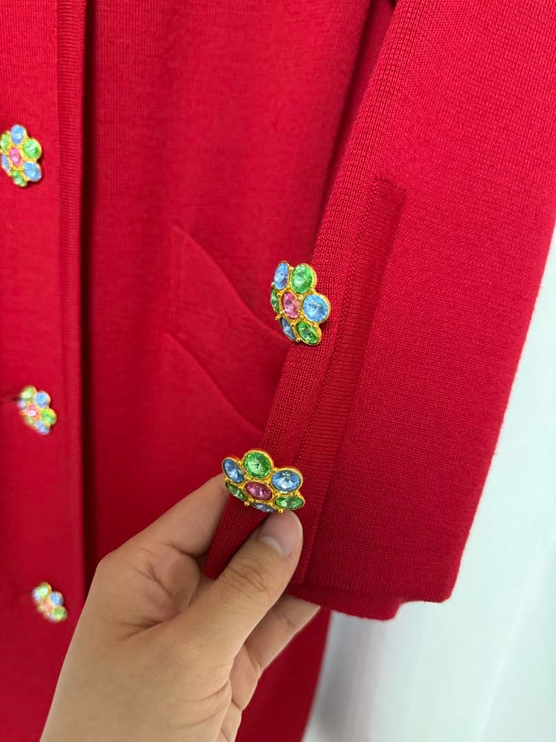 Laurentカーディガン コートM・Yves