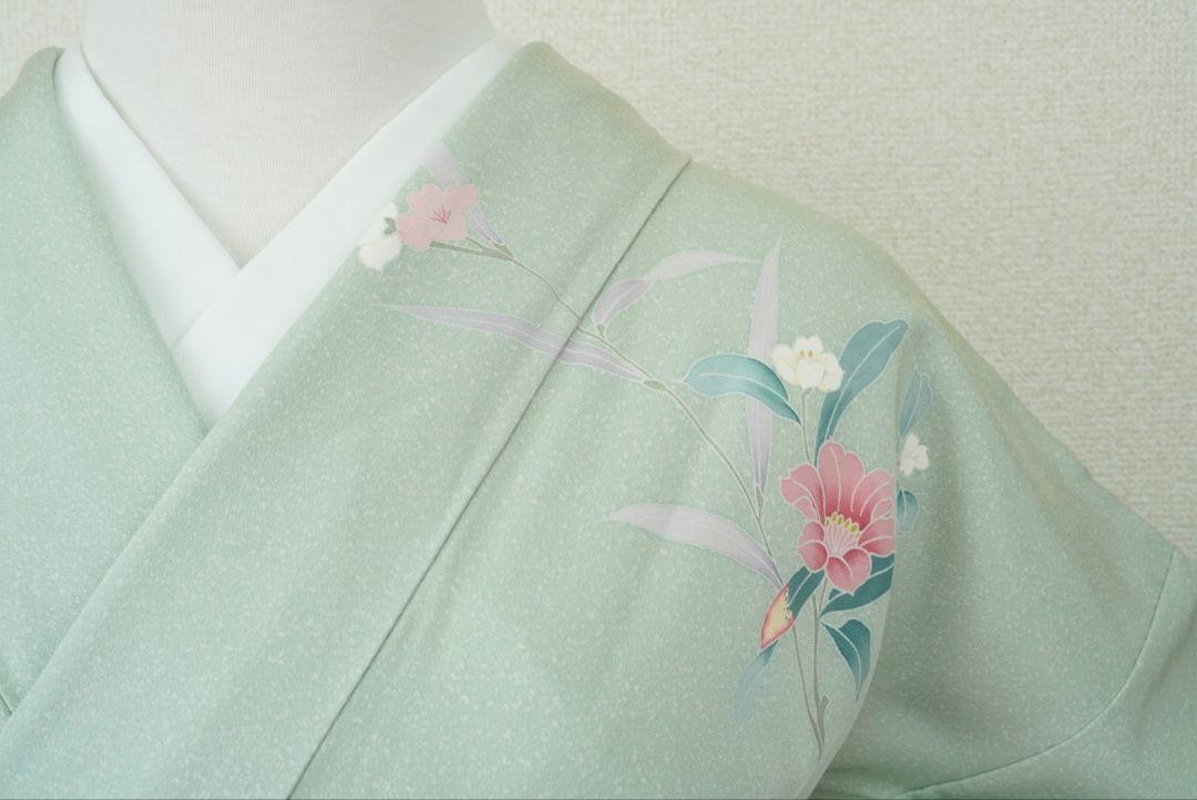 美品 可愛い♡ 絞り 正絹訪問着 フルセット4点 入学式 結婚式