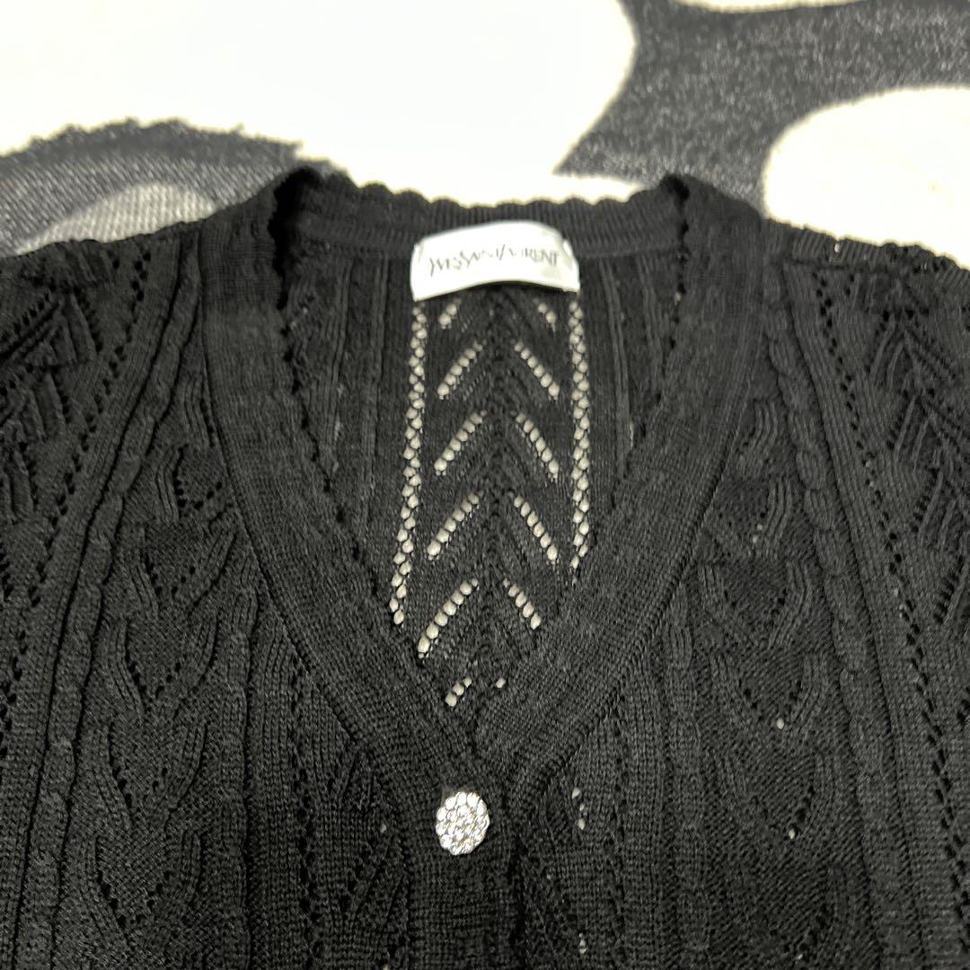 美品！ Yves Saint Laurent ブラックセーター