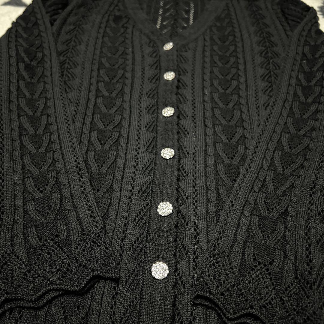 美品！ Yves Saint Laurent ブラックセーター