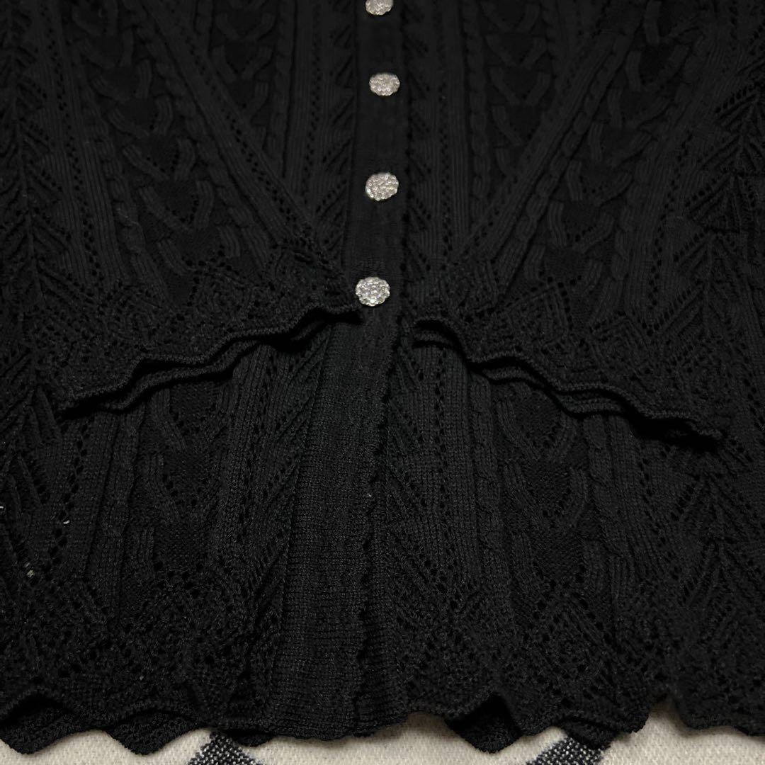 美品！ Yves Saint Laurent ブラックセーター
