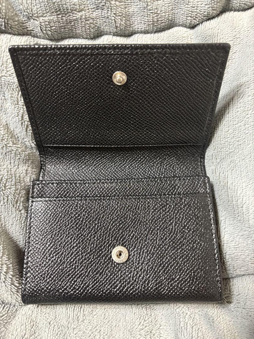 BULGARI ブラック レザー 名刺入れ