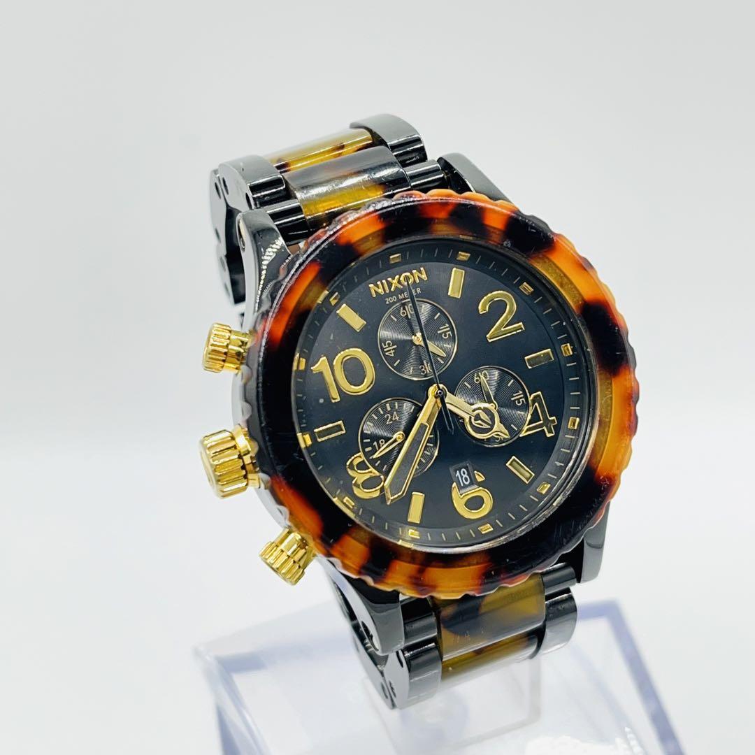 NIXON MINIMIZE THE 42-20 CHRONO 鼈甲カラー