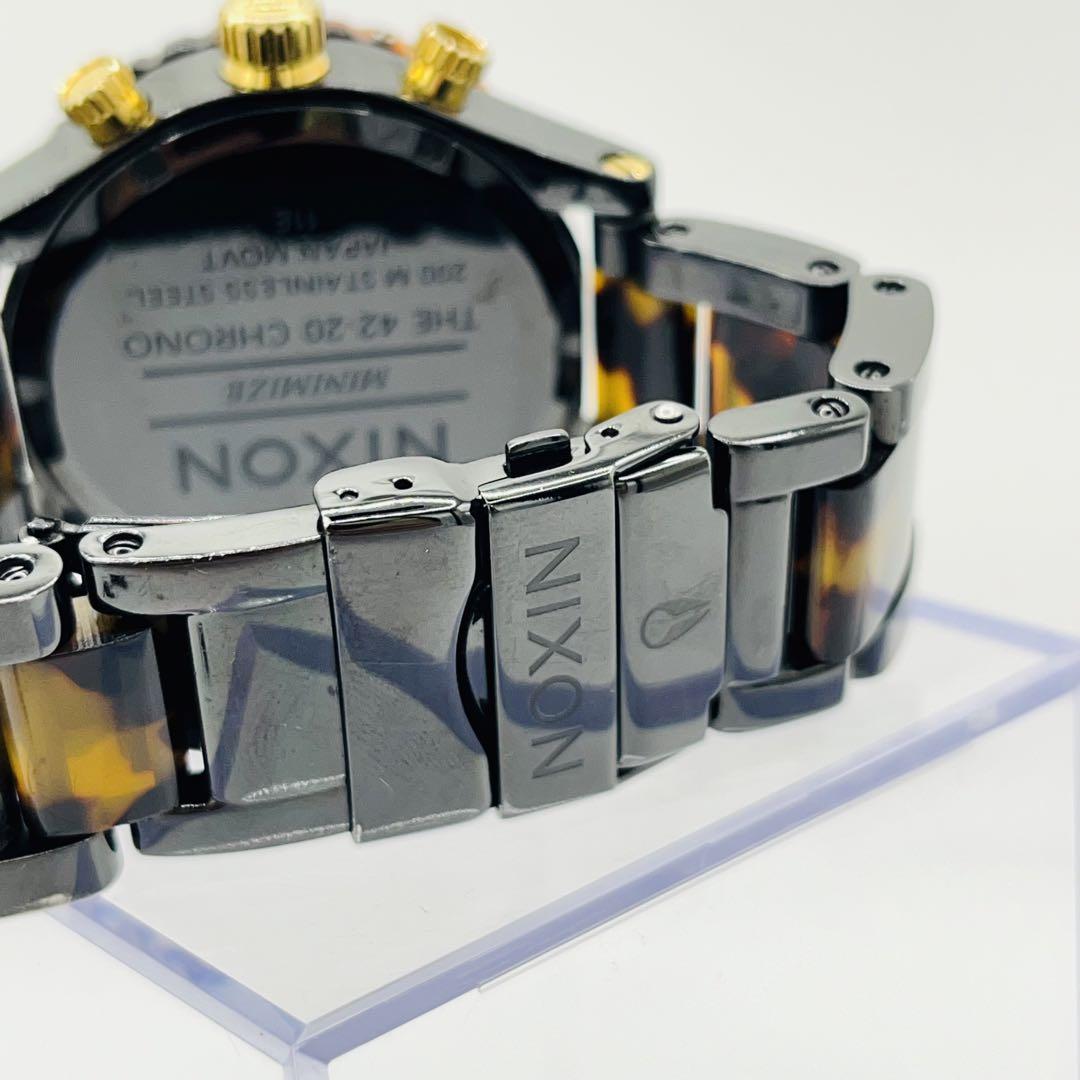 NIXON MINIMIZE THE 42-20 CHRONO 鼈甲カラー